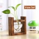 thumbnail image 4 of Marco de madera vidrio planta hidropónica florero maceta oficina decoración del hogar (A), 4 of 8