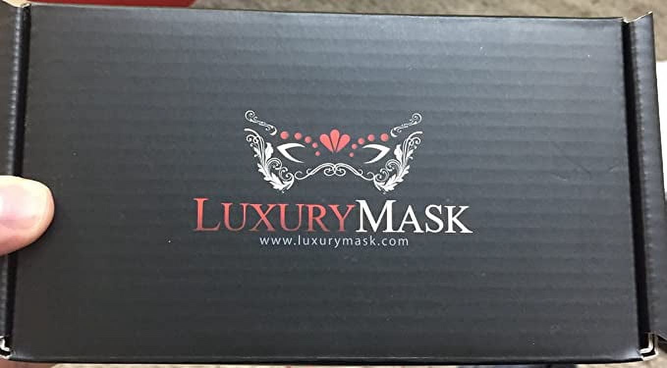 Luxury Mask – Unisex Venetian Mens and Womens Masquerade Mask – Decorative Accessory – Men & Women – Mardi Gras Party Gift