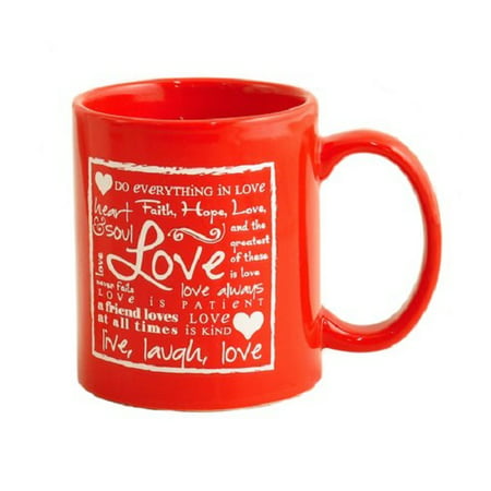 Christian Brands Written Reflections Love Ceramic Coffee Mug, 11 oz, in