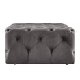 thumbnail image 4 of Weston Home Bowman Livingroom Button Tufted Cocktail Ottoman, 4 of 5