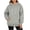 A-Gray, variant on Hoodies for Women Sweatshirt Trendy-Women's Plain Long Sleeve Pullover Tops with Pockets Fashion S