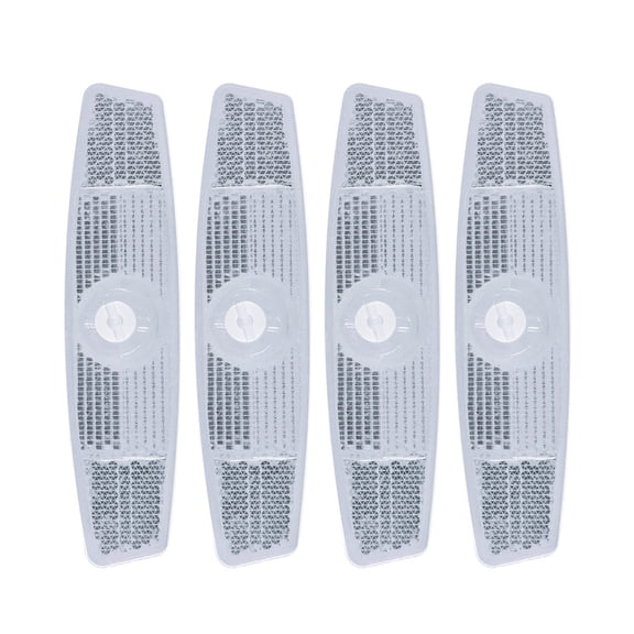 4Pcs/set Highly Reflective Bikes Wheel Reflectors Bikes Reflectors Suitable for Bikes Safety Warning