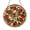 Acrylic 3.5 Inch, variant on Kitchen Food Stained Glass Style Suncatcher Window Decor, Pizza Art Design, Decorative Glass Style Window Hanging for Casual Home Interior