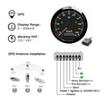 thumbnail image 3 of GPS Speedometer 85mm Speed Gauge With Red Yellow Backlight Left Right Turning Light For Car Boat Truck Overspeed Buzzer Alarm ,Universal Compatibility, 3 of 7