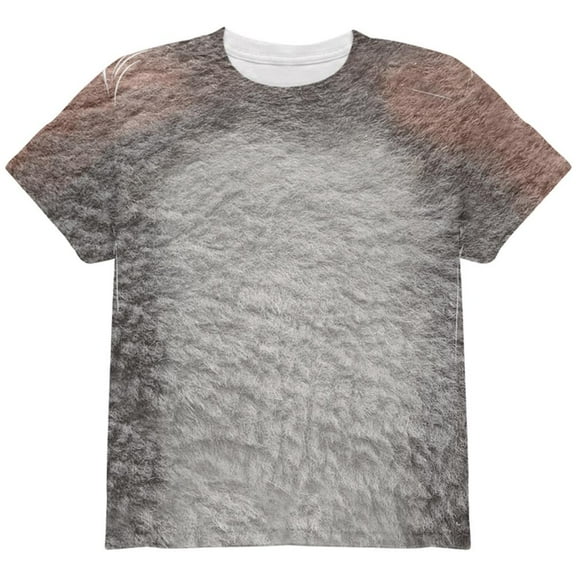 Halloween Ring-Tailed Lemur Costume All Over Youth T Shirt Multi YMD