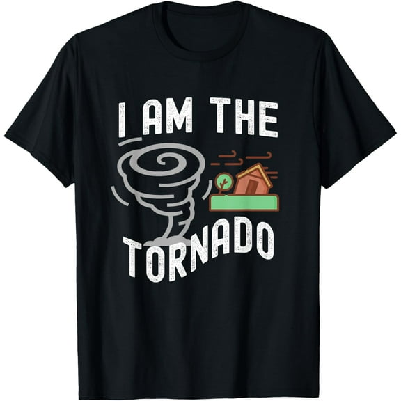 Funny I Am The Tornado Halloween Costume Men Women Boy Girl T-Shirt