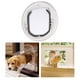 thumbnail image 4 of Puerta para Mascotas, Puerta para Ventana de Perro, Puerta con Solapa con de 4 Vías par, , Perrito para Ventana de Pantalla, P - blanco Colco Puerta de gato para mascotas, 4 of 7