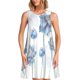 thumbnail image 1 of Disketp Pale Blue Lotus Flowers para Vestido sin Mangas para Mujeres, Vestidos de Verano para Mujeres, Casual y Holgado para la Playa, 1 of 7