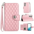 thumbnail image 4 of Allytech Wallet Case for Samsung Galaxy S23, Luxury PU Leather Shockproof Protective Flip Cover for Women Girls, Kickstand Folio Case with Card Slots Holder Wrist Strap Lanyard - Pink, 4 of 7