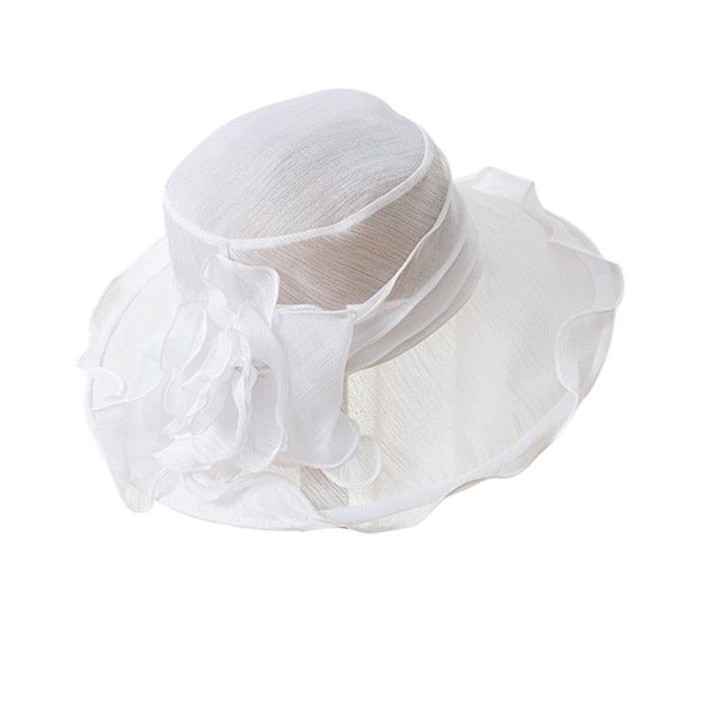 Tea Party Pillbox Fascinator Hat Kentucky Derby Wedding Church Cocktail F FADVES Fascinators Women Wide Brim 20s 50s Derby Pillbox  main image 3