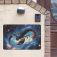 thumbnail image 2 of Scorpio Zodiac Metal Tin Sign, Glowing Scorpion Wall Art Plaque, Nebula Background, Easy to Hang Aluminum Tinplate, 8 x 12 Inches, 2 of 7
