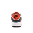 thumbnail image 4 of Nike Men's Air Max 90 Summit White Safety Orange Dark Smoke Grey Smoke Grey Running Shoes, from StockX, 4 of 5