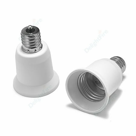 

XUQIANG E17 to E27 Adapter E17 to E26 Lamp Holder Power Adapter Converter Base Socket LED Light Bulb Extend Extension Plug