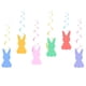 thumbnail image 4 of Xihbxyly Letrero Colgante de Papel de Pascua, con Adorables y Coloridos Conejitos y Huevos, Decoración Vibrante para Fiestas, Fácil de Colgar, para Uso Interior y Exterior, Decoración Festiva para El, 4 of 7