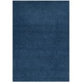 thumbnail image 7 of SAFAVIEH Laguna Neven Plush Solid Shag Area Rug, Blue, 6'7" x 6'7" Round, 7 of 7