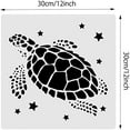 thumbnail image 2 of Sea Turtle Stencils Sea Creature Painting Stencils for Art Painting on Wood Scrabooking Cardmaking and DIY Wall Floor Decoration, 2 of 9