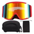 thumbnail image 1 of Skiing Protection Goggles, Ski Goggles Oversized OTG Design Anti Fog Air Flow System For Snowboarding ANGGREK Otros, 1 of 8