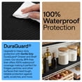 thumbnail image 4 of GORILLA GRIP Shelf Liner, DuraGuard Ribbed Waterproof Drawer, Cabinet Protection, 20x20, Black, 4 of 10