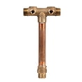 thumbnail image 2 of Campbell RFTX4-3-LF 1 Po MPT Croix de Char en Laiton, 2 of 3