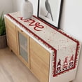thumbnail image 4 of Valentine's Day Table Runner - 72 Inch Long, Kitchen Dining Table Runner Dresser Scarves, Love Heart Roses Gnomes Romantic Rustic Farmhouse Decor for Coffee Tables Wedding Party Banquet, 4 of 8