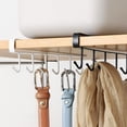 thumbnail image 3 of Grandest Birch Multifunctional Hanging Rack Strong Bearing Capacity Metal 6 Hooks Decorative Storage Shelf for Home 6 Hooks Punch, 3 of 8