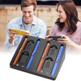 thumbnail image 3 of Black Charging Dock with Game Card Storage for Switch 2 Joy-Con Controllers – Left & Right Controller Charging Station (Model A), 3 of 7