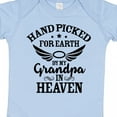 thumbnail image 4 of Inktastic Handpicked for Earth by My Grandpa in Heaven Angel Wings Boys or Girls Baby Bodysuit, 4 of 5