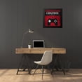 thumbnail image 4 of Brown, Denise 20x20 Black Modern Framed Museum Art Print Titled - Control Issues Red, 4 of 5