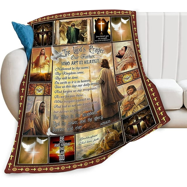 Jesus Christ Blanket Christian Religious Faith Blanket Christian