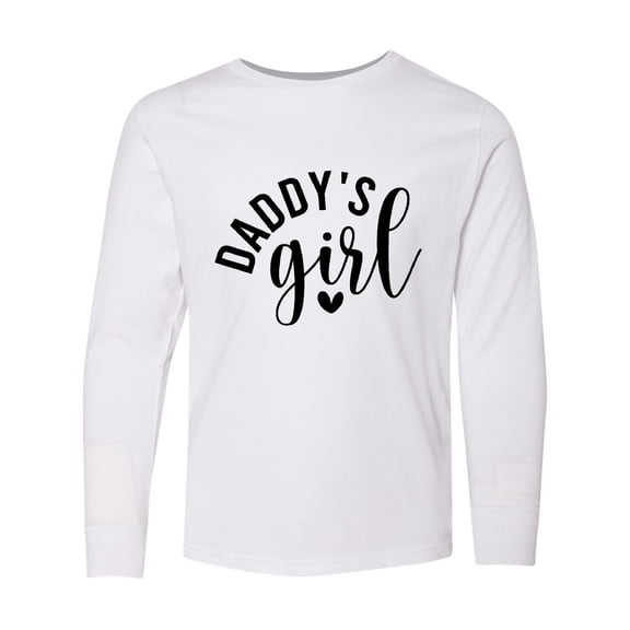 Inktastic Daddy's Girl Long Sleeve Youth T-Shirt
