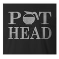 thumbnail image 2 of 9 Crowns Tees Pot Head Coffee Lover's Funny Coffee Pot T-Shirt-Mens (Juniors Black, X-Small), 2 of 4