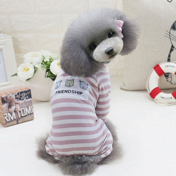 Dog Clothes for Small Dogs Girl Puppy Pajamas Long Sleeved Onsie Warm Coats Jumpers Outfit