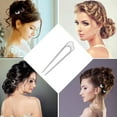 thumbnail image 2 of U Shape Hairpins Alloy Retro Hair Chopsticks Hair Accessories for Women and Girls, 2 of 4