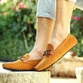 thumbnail image 6 of Men's Casual Loafers Slip On Leather Shoes Lightweight Driving Shoes Moccasins Classic Penny Loafer Flats Boat Shoes Outdoor Walking Shoes, 6 of 7