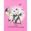 thumbnail image 2 of The Nightmare Before Christmas Girls Halloween Short Sleeve Graphic T-Shirt, Sizes 4-16, 2 of 3