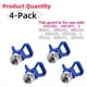 thumbnail image 5 of 246215 Base Protectora de Boquilla de 7/8 Pulgadas Boquilla G7/8 Boquillas de Punta Reversibles Azules HandTite Compatibles con Pintura Sin Aire 246-215, 5 of 6