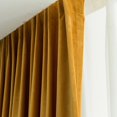 thumbnail image 4 of ML American Warm Yellow  Curtains Living Room Bedroom Semi-blackout  Curtains Modern Minimalist Tulle Customization, 4 of 6