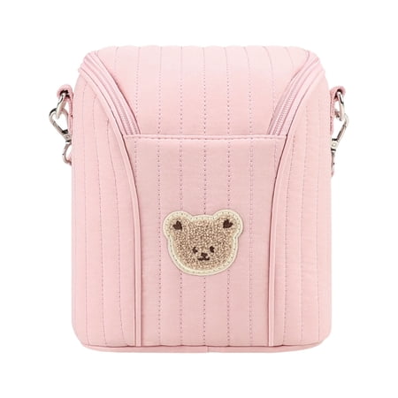 Portable Insulated Diaper Bag For Breast Storage With Multiple Compartments