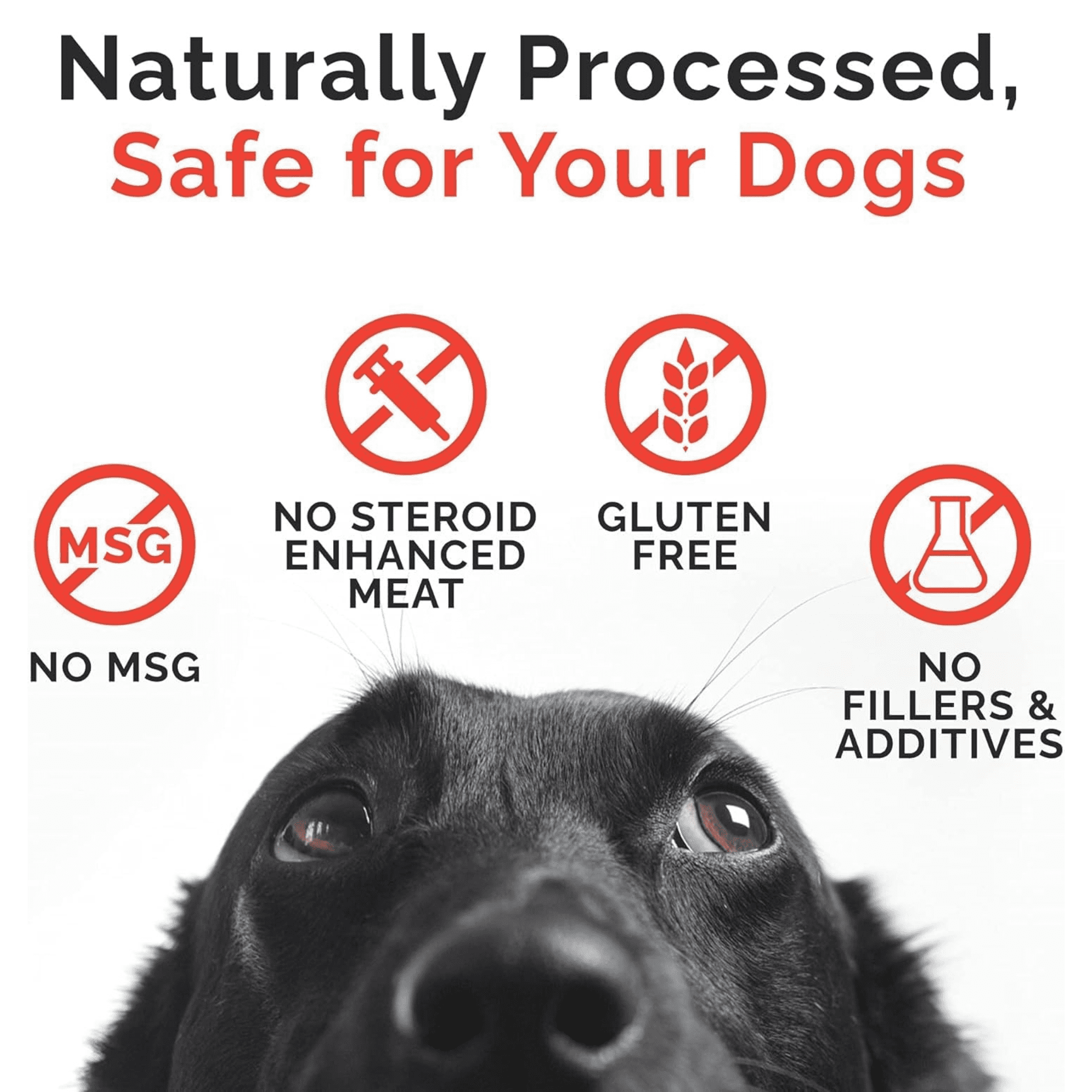 Miss Nelly's - Heart of The Wild – All Natural Elk & Venison Jerky Dog Treats - Made in USA Only - Minimally Processed Real Meat Treats - 32 oz