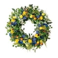 thumbnail image 3 of Lipstore Artificial Wreath Simple Spring Front Door Wreath for Wall Patio Celebration Diameter 45cm, 3 of 8