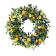 thumbnail image 3 of Corona de puerta de entrada, sencilla, decorativa, primaveral, artificial, para colgar. Diámetro 45cm, 3 of 9