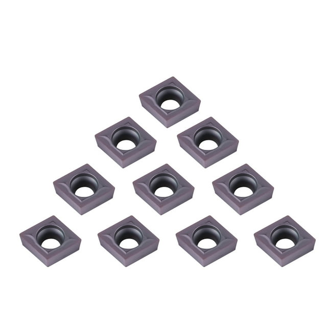 Insertos De Carburo, 10 Piezas De Insertos CNC No Fáciles De Oxidar, Para Torno De Madera ANGGREK Otros