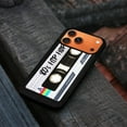 thumbnail image 4 of WIRESTER Shockproof Soft Rubber Cover Case for Apple iPhone 17 Pro Max 6.9" 2025, Retro Black Cassette Tape Hip Hop, 4 of 5