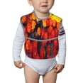 thumbnail image 6 of Susaid Marigold Flowers In Different Colors Print Bibs for Babies Toddlers Adjustable Waterproof Free Soft Durable Bibs for eating with Large Pocket Food Catcher, 6 of 8