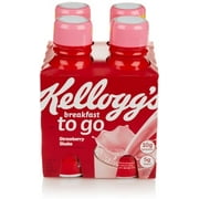 Kellogg's Breakfast To Go Strawberry Shake, 10 fl oz, 4 count