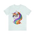 thumbnail image 2 of Monster Unicorn Be Yourself Rainbow Mane Shirt bella canvas 3001, 2 of 7