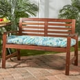 thumbnail image 4 of Greendale Home Fashions Baltic Paisley 51 x 18 in. Outdoor Reversible Tufted Bench Cushion, 4 of 9