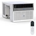 thumbnail image 1 of 8000 BTU Window Air Conditioner,ac window unit with Washable Filter,Remote Control,Quiet Operation,Fan,Cools Up to 370 Square Feet,110V/60Hz, 1 of 7