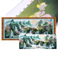 thumbnail image 1 of Hilo Algodón Ecológico Bordado Punto Cruz Con Paisaje Impreso 11CT 150x61cm, 1 of 9