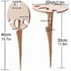 thumbnail image 2 of Mesa de picnic plegable, soporte para copa de vino de picnic para acampar, mesa de vino de madera redonda para jardín al aire libre, estante para vino pequeño, soporte para teléfono portátil, 2 of 5